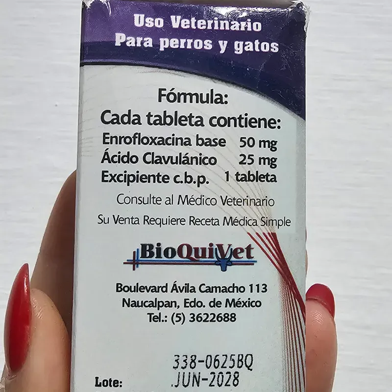 ENROFLOXACINA, ACIDO CLAVULÁNICO (ENROCAN)