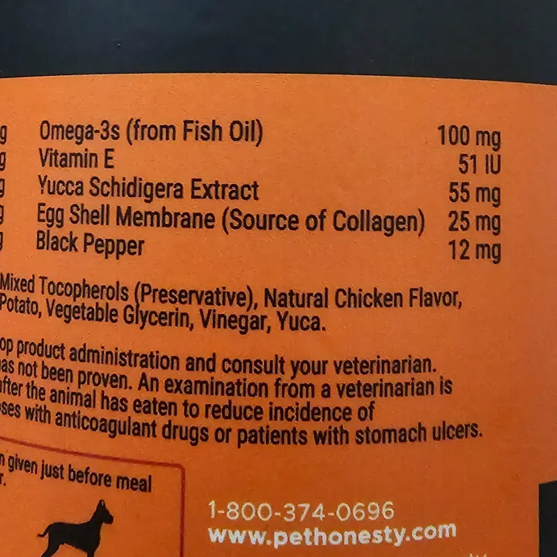 GLUCOSAMINA PET HONESTY 90 MASTICABLES