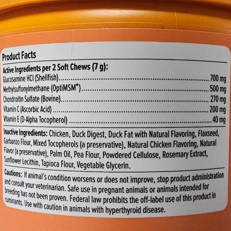 GLUCOSAMINA ZESTY PAWS MOBILITY 90 MASTICABLES