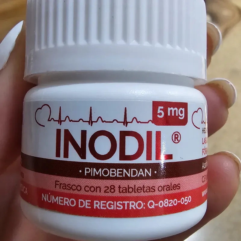 INODIL PIMOBENDAN 5 mg (POMO DE 28 TABLETAS)