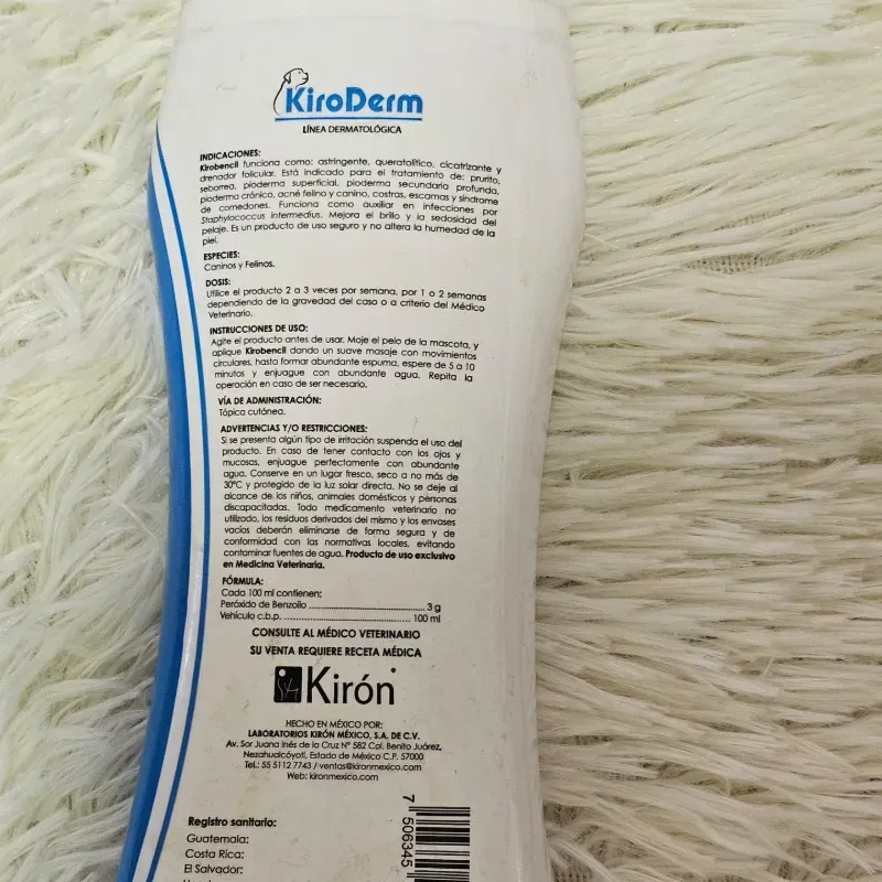 SHAMPOO KIROBENCIL 350 ML