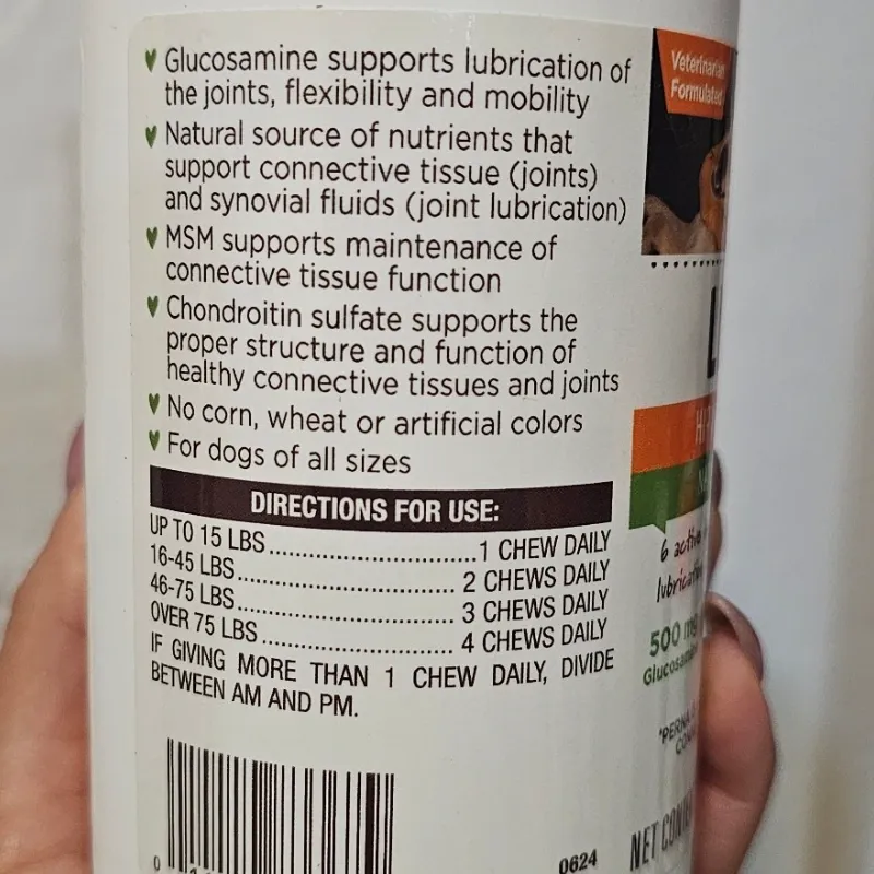 Luvsome Hip & Joint Duck Flavor Chews 50 tab