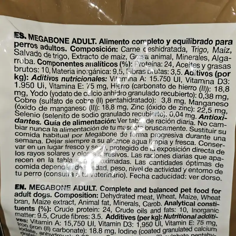 MEGABONE ADULT 20 KG