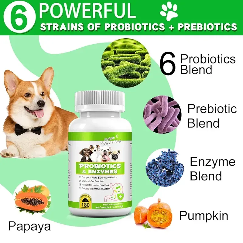 MILK THISTLE PROBIOTICO PARA PERROS 180 TAB