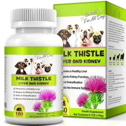 MILK THISTLE PROBIOTICO PARA PERROS 180 TAB
