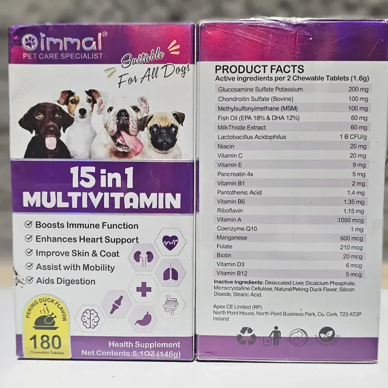 MULTIVITAMINAS 15 EN 1 (180 tab)