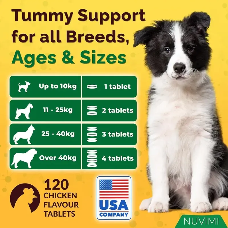 NUVIMI PROBIOTICOS PARA PERROS 120 TABLETAS 