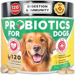 NUVIMI PROBIOTICOS PARA PERROS 120 TABLETAS 