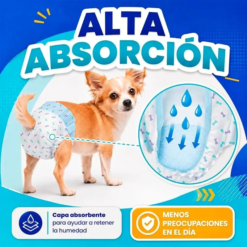 PAÑALES DESECHABLES TALLA EXTRA CHICO (XCH)