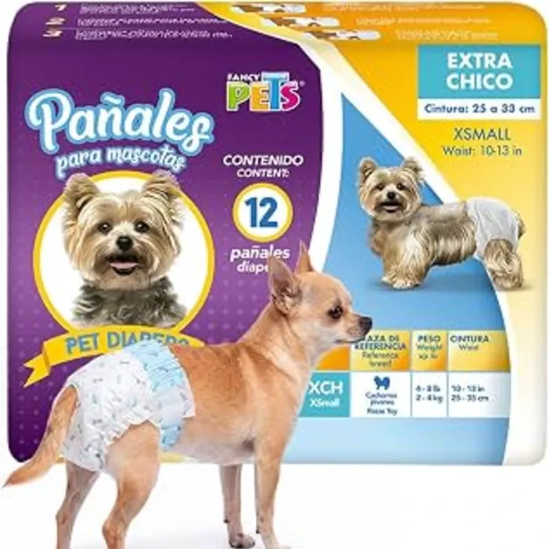 PAÑALES DESECHABLES TALLA EXTRA CHICO (XCH)