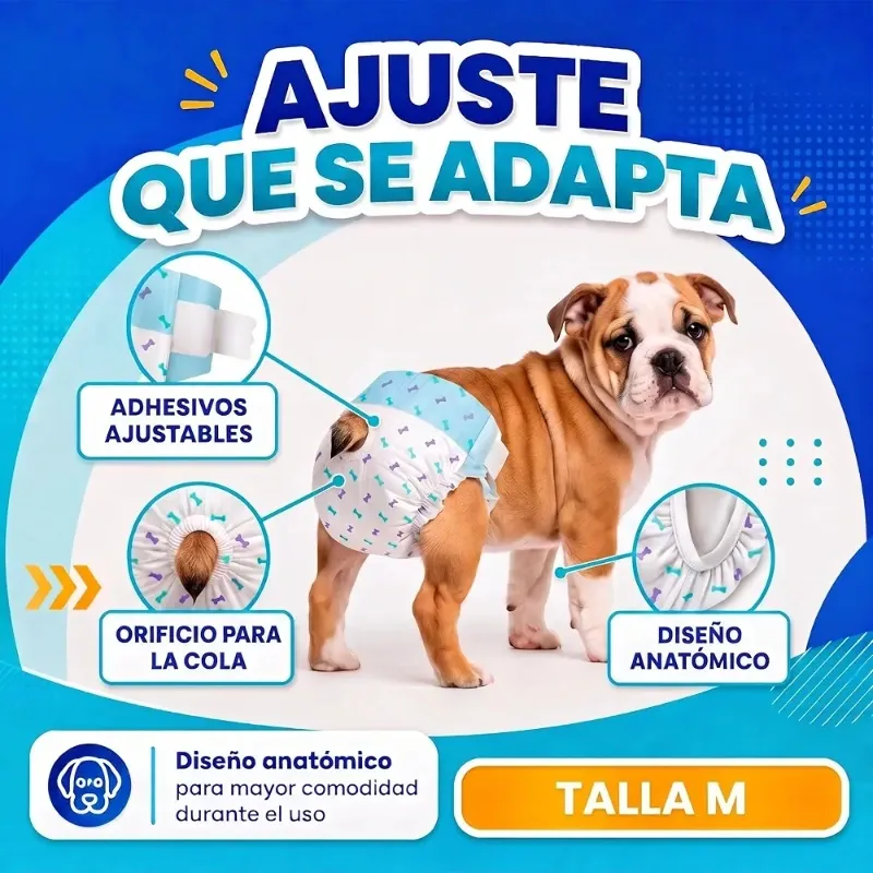 PAÑALES DESECHABLES TALLA MEDIANA