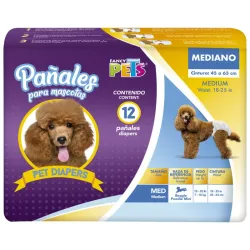 PAÑALES DESECHABLES TALLA MEDIANA