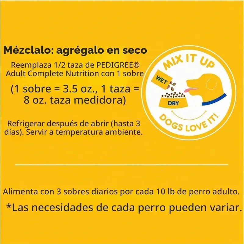 PEDIGREE CHICKEN CASSEROLE 100 g (Trozos de Pollo en Salsa Gravy)