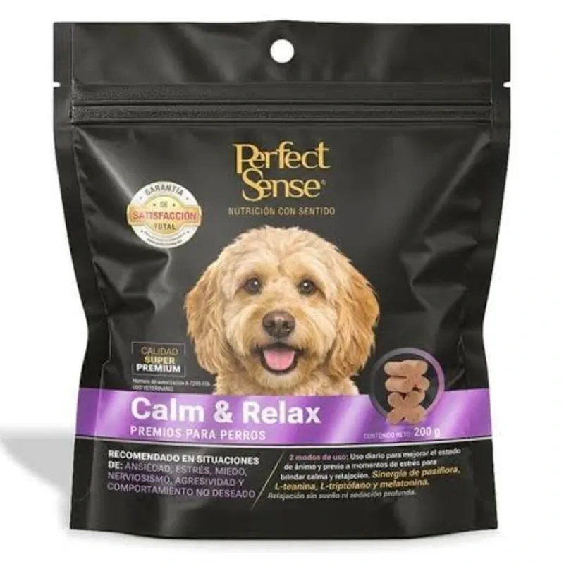 PERFECT SENSE CALM & RELAX SNACK 200 G (calmante en premios)