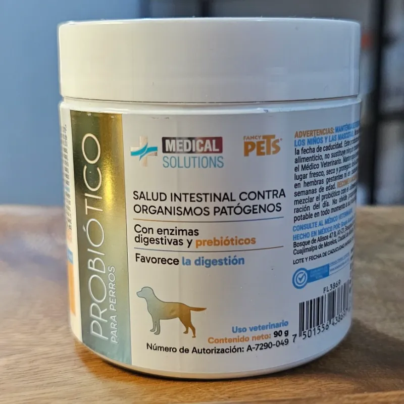 PROBIÓTICO EN POLVO PARA PERROS (90 g)
