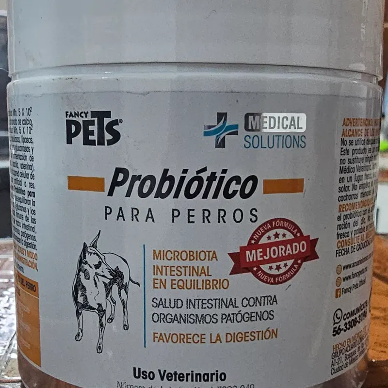 PROBIÓTICO EN POLVO PARA PERROS (90 g)