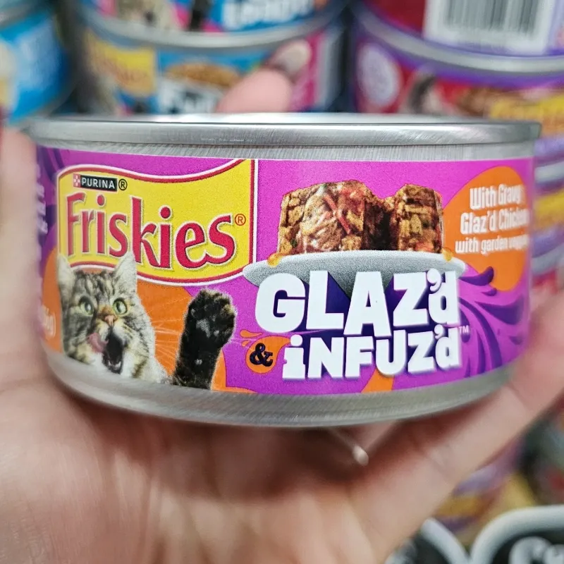 PURINA FRISKIES GLAZ'D & INFUZ'D 5.5 oz (Pollo Glaseado en Salsa y Vegetales)