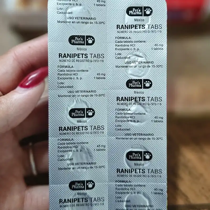 RANIPETS TABLETAS 50 MG
