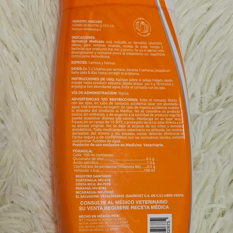 SHAMPOO DERMATRYL MEDICADO 350 ML