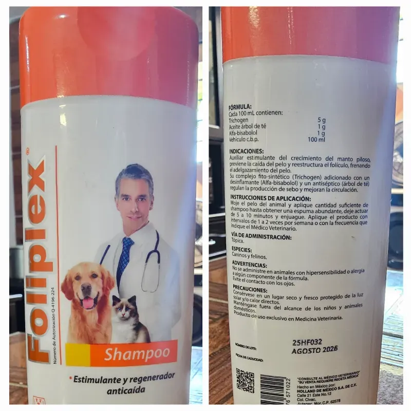 SHAMPOO FOLIPLEX (Estimulante y regenerador anticaida)
