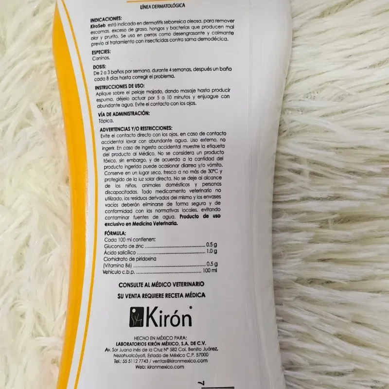 SHAMPOO KIROSEB 350 ML