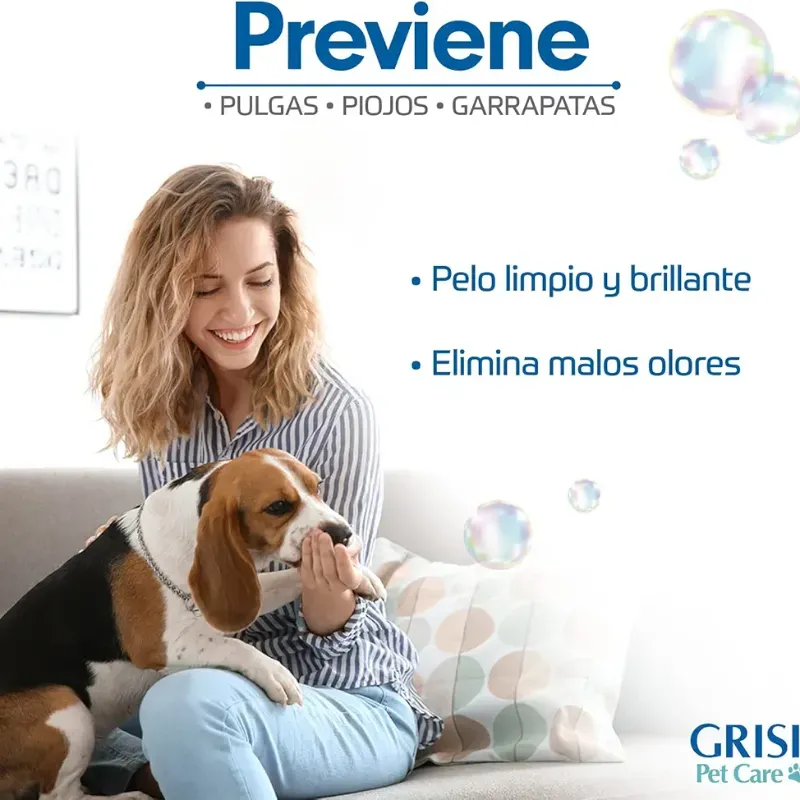 SHAMPOO PERRO CONSENTIDO (pulgas y garrapatas) 500 ML