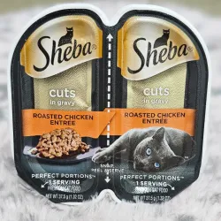 SHEBA ROASTED CHICKEN ENTREE 75 g (Trozos de Pollo asado en Salsa)