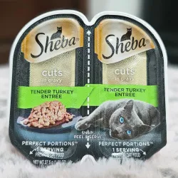 SHEBA TENDER TURKEY ENTREE 75 g (Trozos de Pavo en Salsa)
