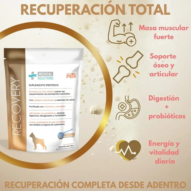 SUPLEMENTO PROTEICO PARA PERROS 400 g