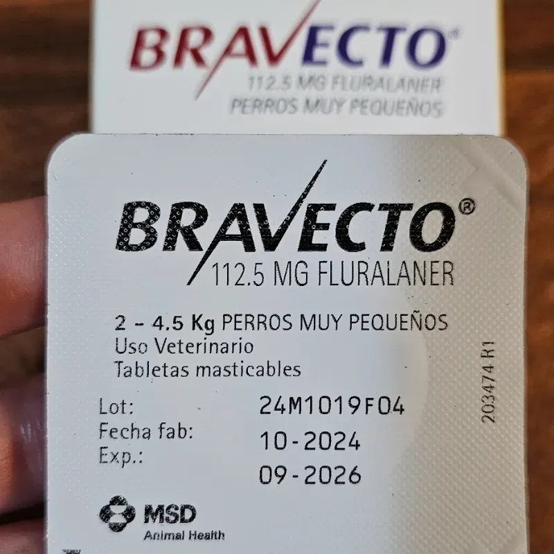 BRAVECTO 112.5 MG (2-4.5 KG) FLURALANER 