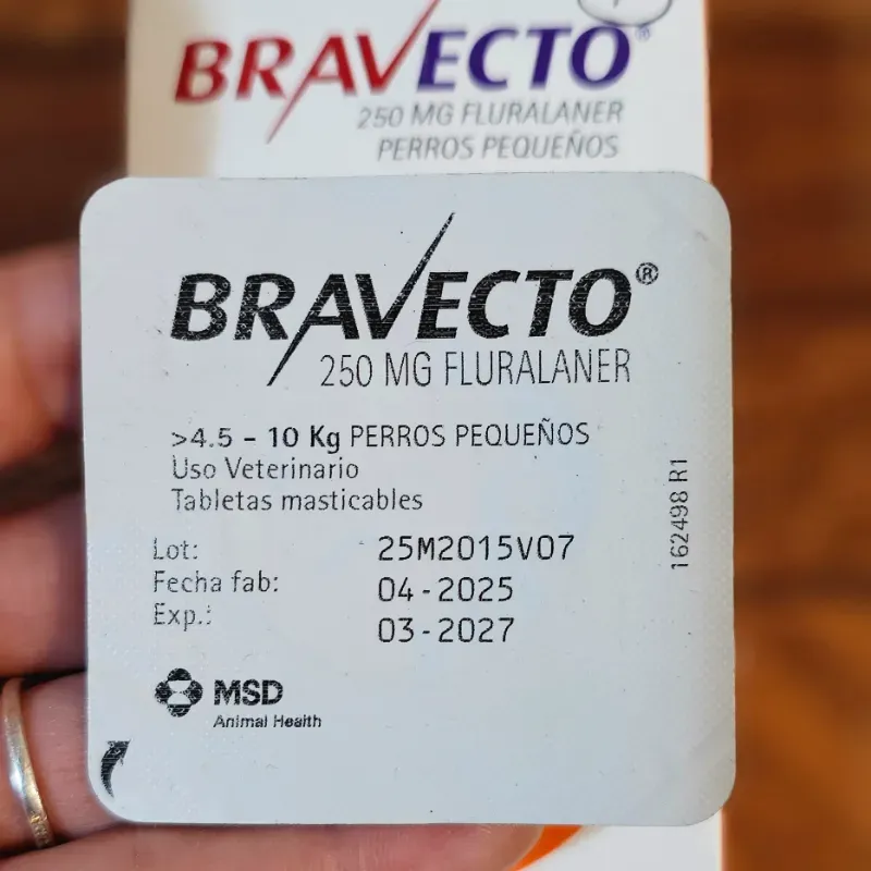 BRAVECTO 250 MG (4.5-10 KG) FLURALANER 