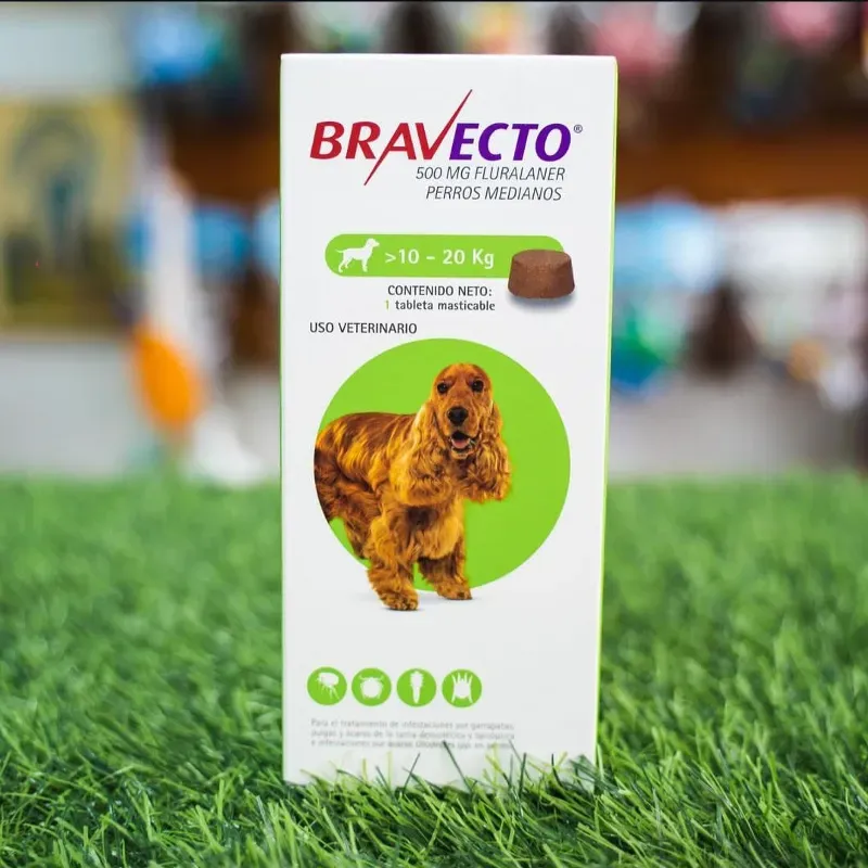 Tableta Bravecto 500 mg (10-20 kg)