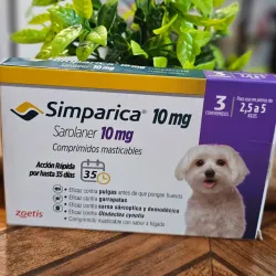 SIMPARICA 10 MG (2.5-5 KG) SAROLANER 