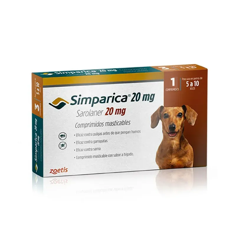 Tableta Simparica 20 mg (5-10 kg)