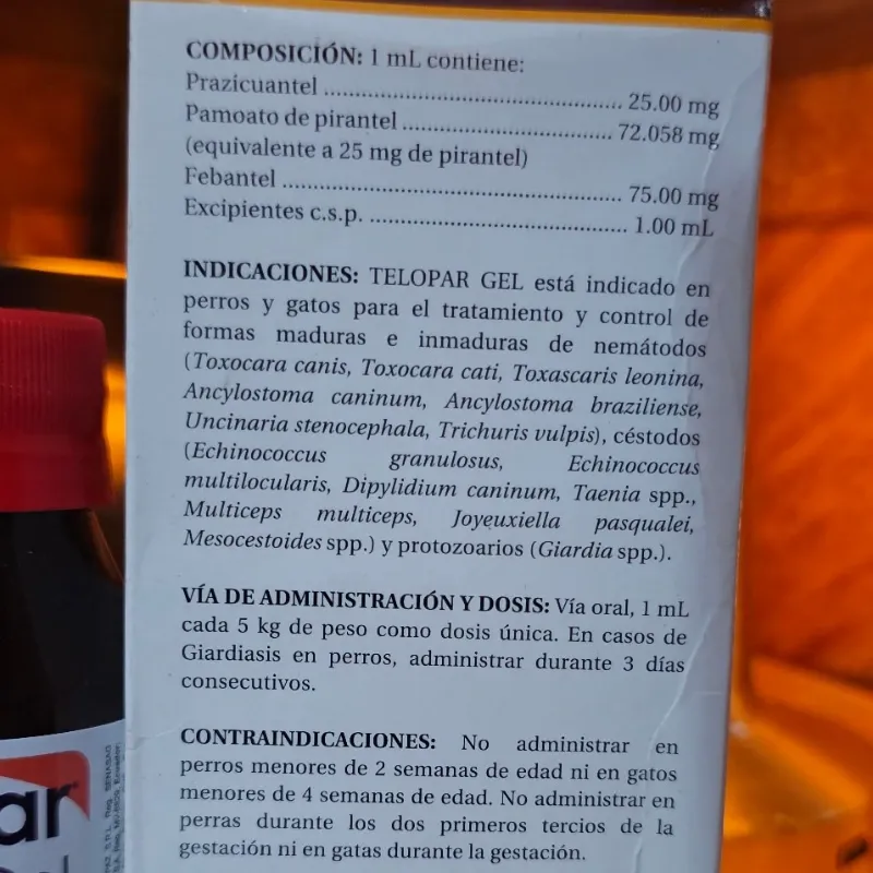 TELOPAR GEL 60 ML