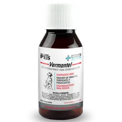 VERMANTEL SUSPENSIÓN ORAL 25 ML (Pamoato de pirantel, Fenbendazol, Prazicuantel) 