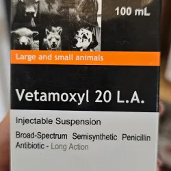 VETAMOXYL 20 L.A 100 ML (Antibiótico penicilanico)