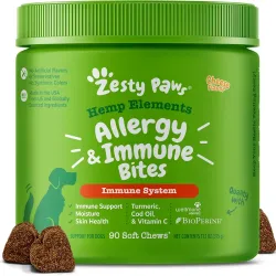 Zesty Paws Hemp Elements Allergy Immune Bites