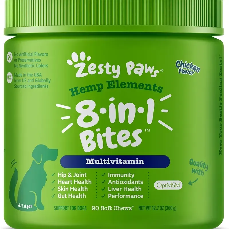 Zesty Paws Hemp Elements Multifuncional 8 in 1