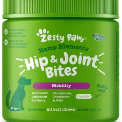 Zesty Paws Hip and Joint Mobility 90 masticables