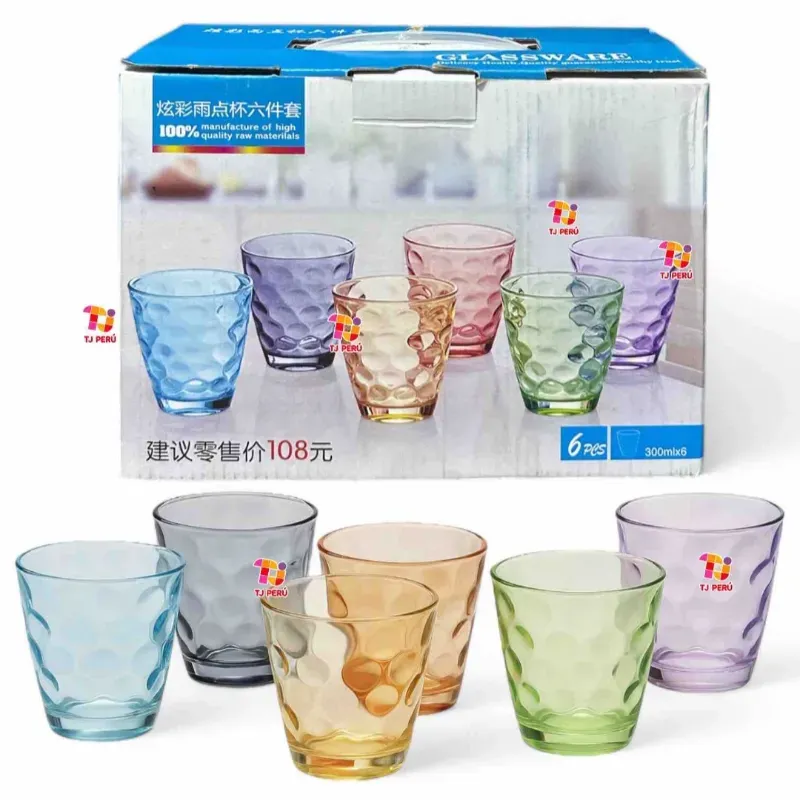 Juego de 6 vasos 