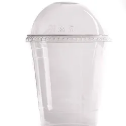 Vaso domo con tapa cúpula 12 onz 