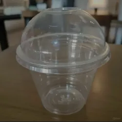 Vaso domo con tapa cúpula 9 onz 