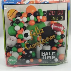 CODT15 - Set de globos de 108 piezas tematica deporte.