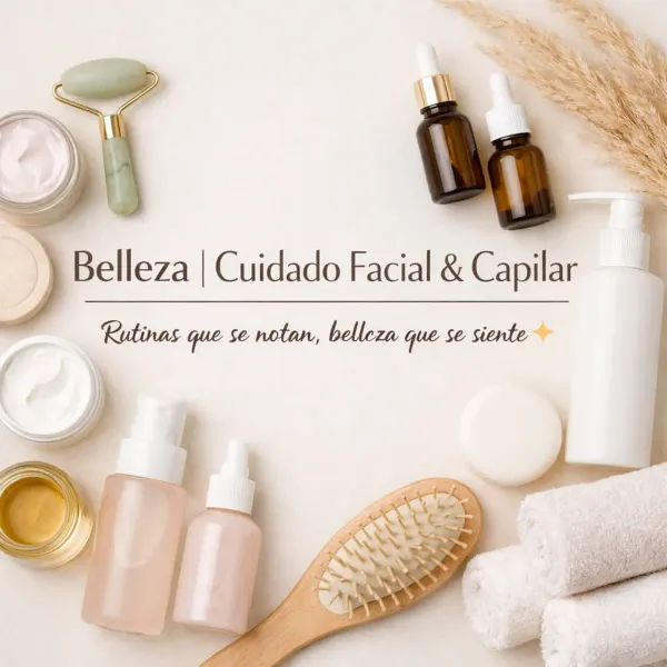 Belleza | Cuidado Facial & Capilar

Rutinas que se notan, belleza que se siente ✨
Todo para tu piel y tu cabello en un solo lugar 💖
Cremas, sérums, tónicos, shampoos y cuidados especiales. Solo trabajamos por mensajería.
