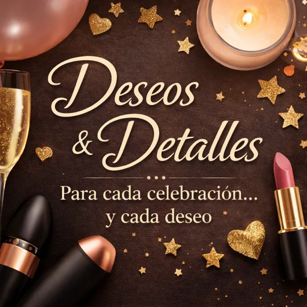 ✨ Deseos & Detalles ✨
Todo para celebrar momentos especiales y consentirte como mereces 🎉💄🔥
🎈 Artículos de fiesta y decoración
💋 Productos faciales y cuidado personal
🔞 Juguetes íntimos y artículos sensuales
🚚 Entregas rápidas • Atención personalizada
