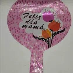 Globo metálico de 10" Feliz dia mamá 🌷