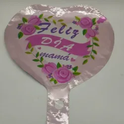 Globo metálico de 10" Feliz dia mamá 🌹
