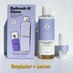 LIMPIADOR DE LAVANDA + SERUM DE COLAGENO Y RETINOL