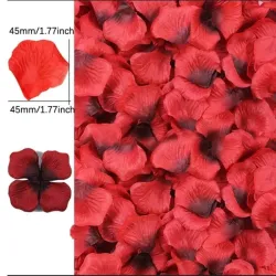 ‼️Pétalos de rosa rojo y negro‼️